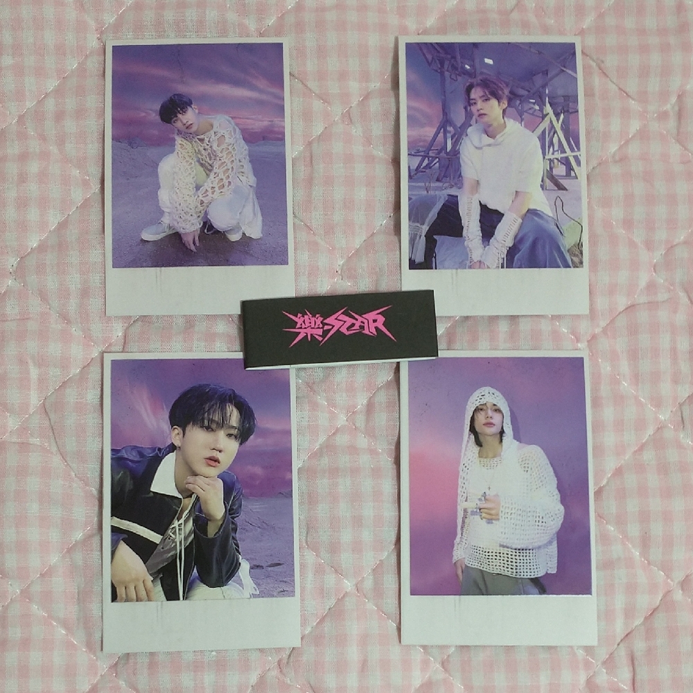Stray Kids Rock Star Polaroid Photocard Set